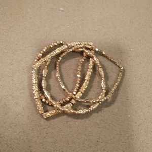 Gold bangles